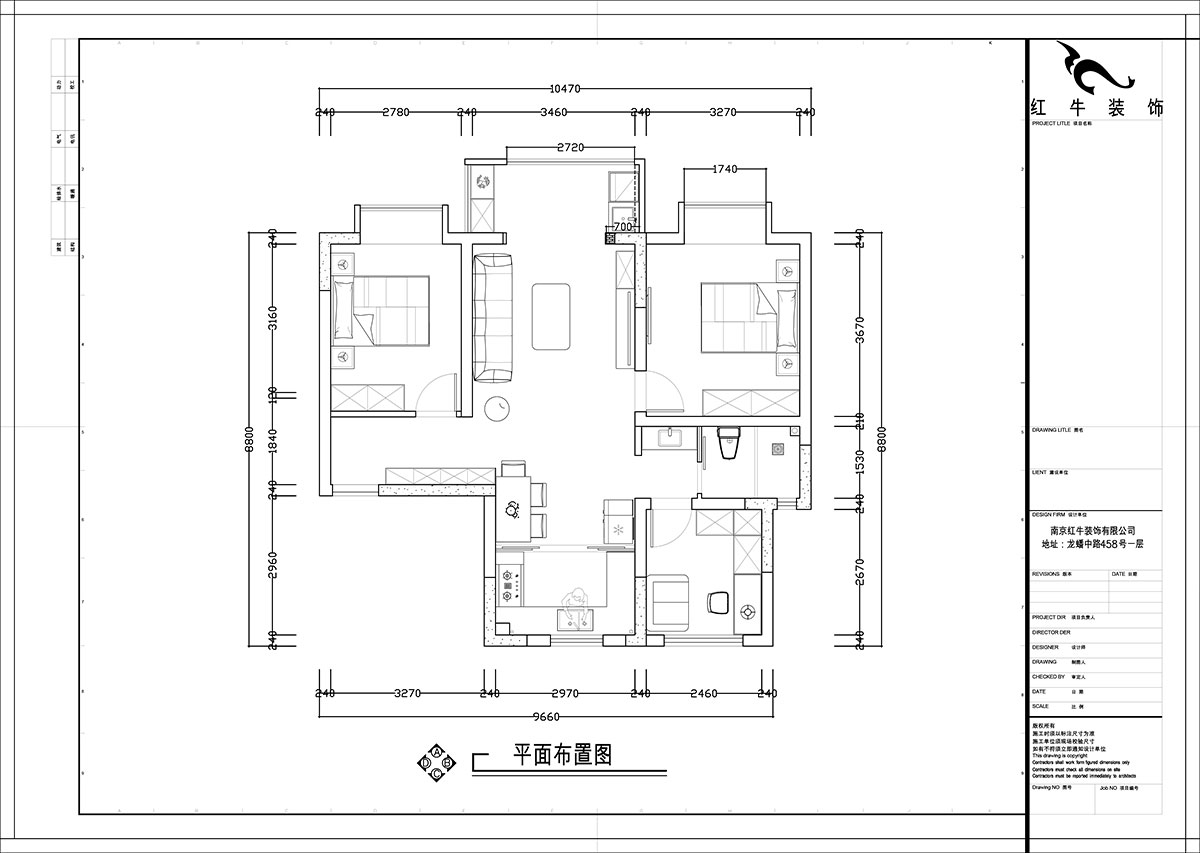 张智猿｜白马澜山2-702-89㎡-现代风格｜3室1厅1卫｜新房装修｜定制家｜全包12万｜00_02平面布置图