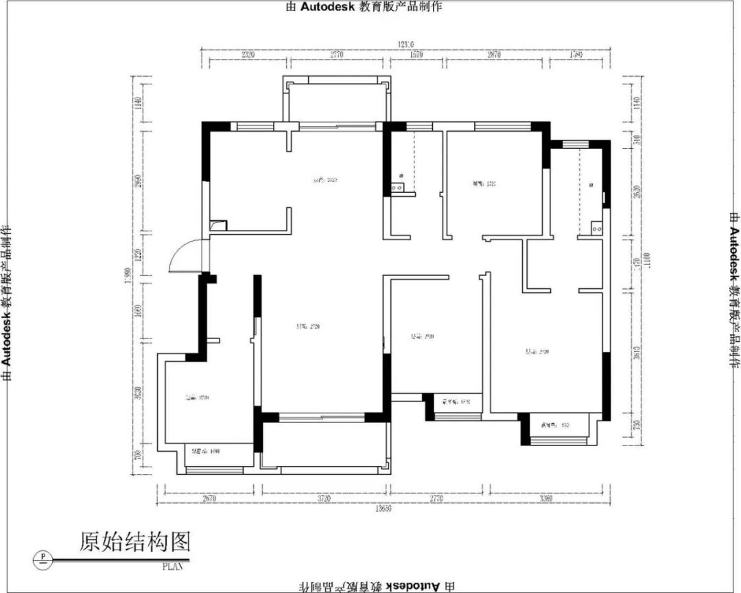 张桐玮_豪门国际设计--电建洺悦府130㎡北欧风格02户型分析