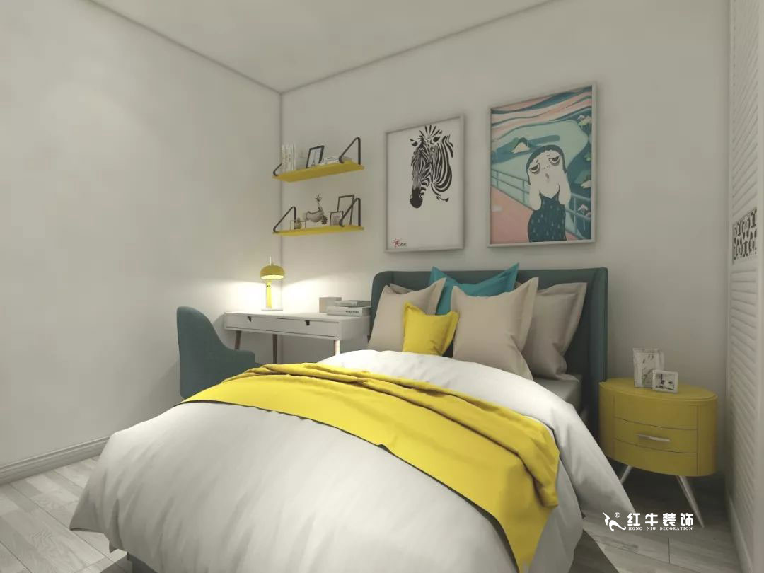 豪门国际--金陵湾88㎡户型解析09区域详解_儿童房+logo